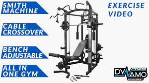 Home Gym Smith Machine Multi Functional Trainer Exercise Video Reeplex Sm3800