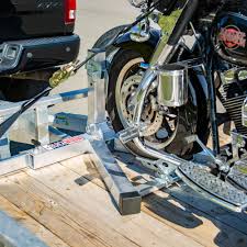 Huge sale on ultra tow motorcycle wheel chock now on. Aluminum No Drill Black Widow Motorcycle Wheel Chock Discount Ramps