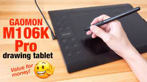 Gaomon M106k Pro Drawing Tablet Review Youtube