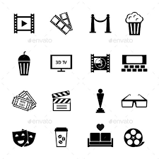 Black And White Icons Black And White Movie Icon Designs Black And White Movie Iconic Movies Icon Design