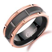 Robot Check Tungsten Wedding Bands Mens Wedding Bands Tungsten Black Tungsten Wedding Band