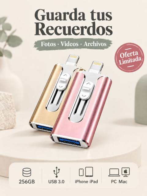 ¿Celular Sin Espacio? Guarda 50,000 Fotos y 600h de Video