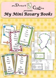 Praying the rosary second mystery: Rosary Roundup Drawn2bcreative