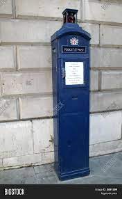 $225.0 gamewell emergence phone police and fire call box with blue light. Old Police Phone Box Image Photo Free Trial Bigstock