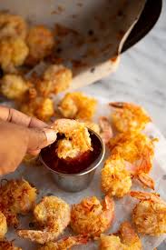 These Crispy Coconut Air Fried Shrimp Are Covered In A Delicious Crispy Coconut Breading Pair Them Air Fryer Recipes Healthy Air Fryer Dinner Recipes Recipes