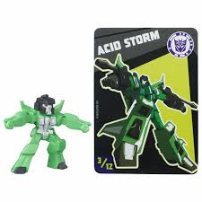 Robots in disguise provides examples of: Transformers Robots In Disguise Tiny Titans Series 6 Acid Storm Figure Bubble N Squeak Toys