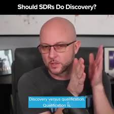 Discovery vs qualification., 90% of SDRs are only focused