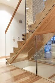 Glass panels and balusters are a secure and durable railing option designed with safety in mind, so you can enjoy the view without compromising security. Glass And Wood Railings Houzz