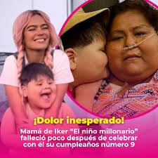 A solo dos semanas de su fiesta de cumpleaños, Iker 'El Niño Millonario'  pierde a su mamá 😞 #QDEP  https://www.univision.com/famosos/muere-madre-de-iker-el-millonario-el-pequeno-acababa-de-celebrar-su-cumpleanos-9-junto-a-ella-video?utm_campaign  ...