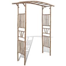 Arche Pour Rosiers Bambou 145 X 40 X 187 Cm 42838 Arche Jardin Bambou Pergola