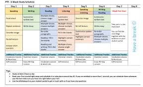 pte preparation time developing a study plan for pte success