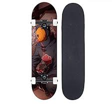 Zerochan has 691 skateboard anime images, and many more in its gallery. Buy Wsjdmm Anime Skateboard For Naruto Uchiha Obito Pro Skateboard Double Kick Skateboards For Adults 7 Layer Canadian Maple Wood Tricks Skateboard Online In Vietnam B094jbc758