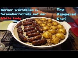 Sesamkartoffeln Mit Berner Wurstchen Von Der White Lady Youtube Berner Wurstchen Essen Rezepte