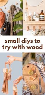 ‪24 Small Wooden Projects that are Easy to Do - Paper and Stitch‬‏