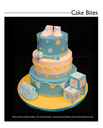 Custom Cake Baby Shower Cake In Buttercream And Fondant Accents Blue Baby Shower Cake Pink Baby Shower Cake Baby Shower Treats
