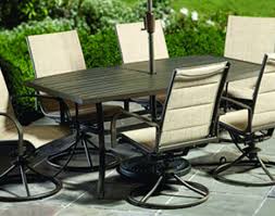 This 5 pieces bistro chairs and table set will make a lovely relaxing environment where you can catch up with friends or family over coffee or wine. Patio Furniture Lewis Lewis
