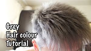 To combat frizz, try kenra shine spray ($14, amazon.com ), which will make your hair feel softer and look way healthier. Men How To Bleach Your Hair Grey Hair Tutorial Youtube