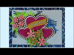If you cut it in half, you can make two cards. Paperquilling How To Make Beautiful Tribal Heart Design Love Greeting Card I Love You Card Ideas Lovepop Cards Valentine Greeting Cards Valentine Day Cards