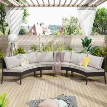 Check spelling or type a new query. Half Circle Outdoor Sectional Wayfair