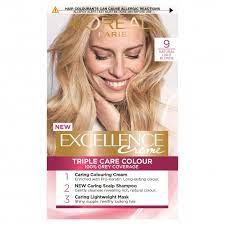It's possible their hair is naturally more of a very light brown and when they were blonde it was due to years of sun exposure which naturally. L Oreal Excellence Creme 9 Natural Light Blonde Hair Dye Inci Beauty