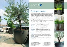 Download sunset boulevard font · free for personal use · free for personal use. Boulevard Planter Range Iota Pdf Catalogs Documentation Brochures