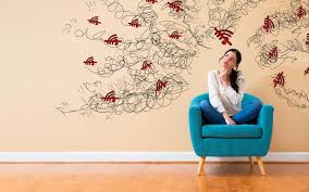 كل ما ترغب بمعرفته عن رسم ديكورات على الجدران وأنواعها ماي بيوت