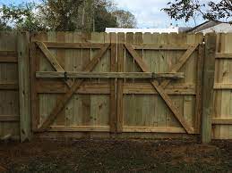 9 Foot Wide Double Gate For Backyard Fence Backyard Fences Modern Fence Fence Decor