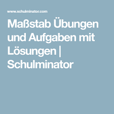 Massstab Erdkunde Ubungen Und Aufgaben Mit Losungen Ubungen Erdkunde Massstab