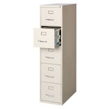 This is a base cabinet with two filing drawers. Workpro 5 Drawer Putty Letter Size Vertical File Cabinet 26 1 2 Inch D Hd Supply