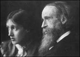 Virginia Woolf and her father; Leslie Stephen