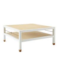 | a square coffee table with four large and six small drawers. Cabot Square Coffee Table Serena Lily