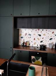 The recycled terrazzo glass collection is made from over 40% recycled glass to offer a not only beautiful surfacing option, but also an earth conscious one. 31 Eye Catchy And Cool Terrazzo Kitchen Backsplashes Shelterness