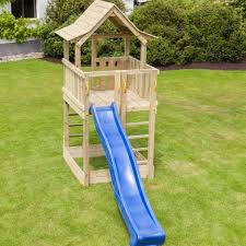 Achten sie unbedingt darauf, dass sie die rutsche für den garten auf einem ebenen untergrund aufstellen. Blue Rabbit Spielturm Pagoda 120 Cm Spiel Und Garten