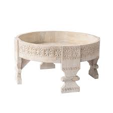 Get great deals on moroccan coffee tables. Luxury Vintage 23 Round Moroccan Carved Wood Coffee Table In Distressed White Vintage 23 Round Moroccan Carved Wood Coffee Table In Distressed White For Sale