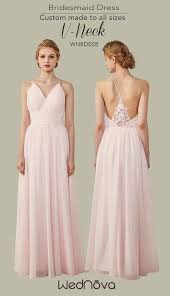 Spaghetti Straps Bridesmaid Dress V Neck Dress Bra Friendly Open Back With La Bridesmaid Dresses Affordable Bridesmaid Dresses Cheap Chiffon Bridesmaid Dresses