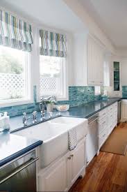 The vintage pendants are from obsolete, the bassamfellows stools are from design within reach, and the sink is by shaws with fittings by jaclo. 75 Beautiful Kitchen With Blue Countertops Pictures Ideas July 2021 Houzz