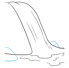 And eventually we created this super simple drawing guide, in which with the help of five very simple steps we will show how to draw a waterfall easy and fast. How To Draw A Waterfall Really Easy Drawing Tutorial