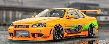Check spelling or type a new query. Brian S R34 Skyline Gt R Gets Supra Orange Widebody Look In Furious Rendering Autoevolution