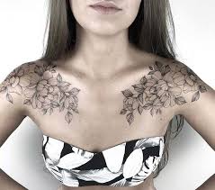 Pin By Candy Bruns On Ink Chest Tattoos For Women Shoulder Tattoos For Women Tattoos For Women Flowers