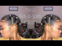 Bomb Protective Style On Natural Hair Perfect For Back To School Youtube Hair Styles Protective Hairstyles For Natural Hair Natural Hair Styles