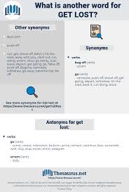 Antonyms for skedaddle (game show). Synonyms For Get Lost Thesaurus Net