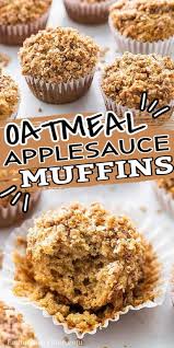 Oatmeal Applesauce Muffins Recipe Easy Oatmeal Applesauce Muffins Recipe In 2020 Applesauce Muffins Recipe Using Apples Oatmeal Applesauce Muffins
