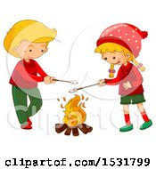 Stock.adobe.com has been visited by 1m+ users in the past month Royalty Free Rf Clipart Of Roasting Marshmallows Illustrations Vector Graphics 1
