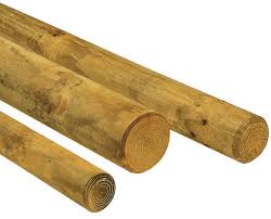 Rond Bois Fraise Diam 160mm Piquets Bois Rondins Jardinage Amenagement