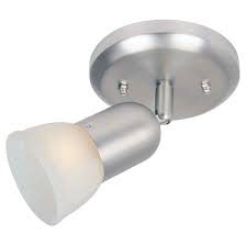 Remove the bulb(s) and detach the old fixture from the box. Facto Ceiling Fixture Omni 1 Light Satin Nickel Sl0020 Sn Rona