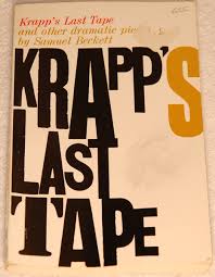Krapp S Last Tape By Samuel Beckett A Collection Of Samuel Beckett S Dramatic Plays Book Design Samuel Beckett Book Cover Design