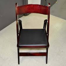 East west furniture groton dining chair with wood seat in mahogany finish (set of 2). Nes Mahogany Wood Folding Chair 4pcs National Event Supply