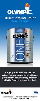 A High Quality Interior Paint And Primer In One Engineered For Ultimate Performance And Durability Guaranteed Olympic One Pain Interior Paint Painted Ceiling