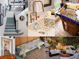 ideas to decorate with spanish tiles
