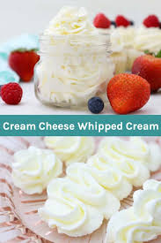 Cream Cheese Whipped Cream Recipe In 2020 Homemade Whipped Cream Recipe Recipes With Whipping Cream Whipped Cream Cheese Frosting